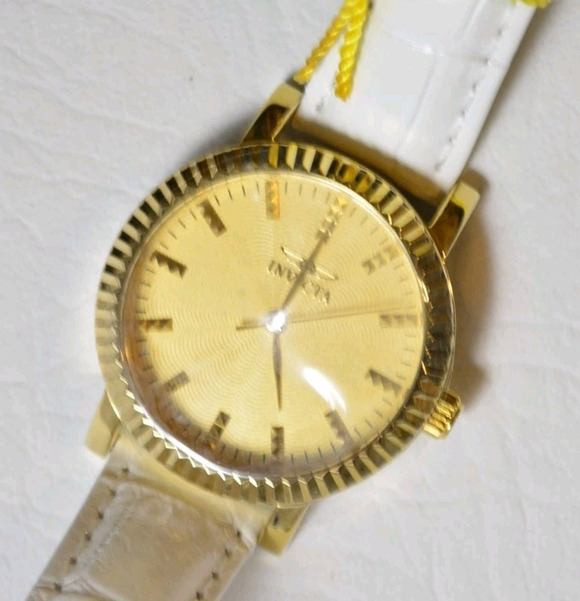 Invicta Women\'s 22483 Angel Analog Display Quartz Watch White Band